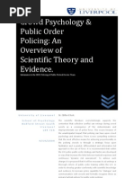 Download Crowd Psychology  Public Order Policing An Overview of Scientific Theory and Evidence by Markoff Chaney SN62156760 doc pdf