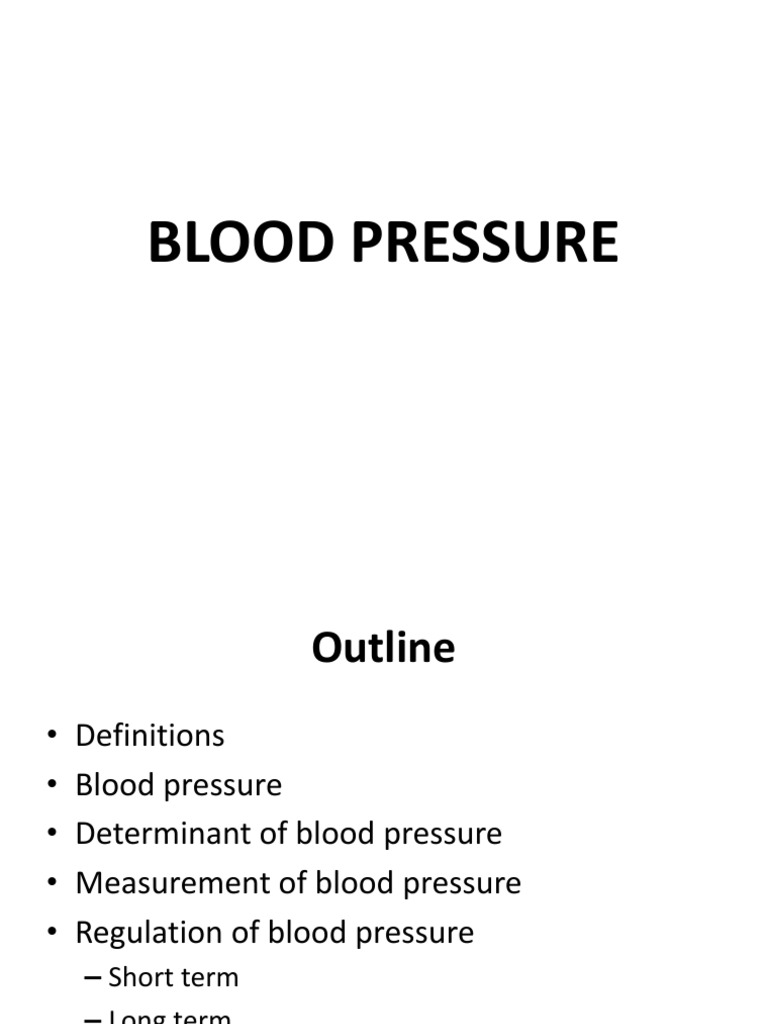 Blood Pressure PDF Blood Pressure Vasodilation