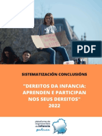 Sistematización Propostas Proceso Participativo - Dereitos Da Infancia 2022