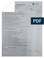 COOLING TOWER PPM CHECK LIST 