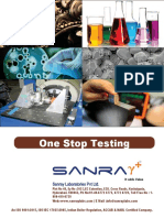 Sanray Labs Brochure