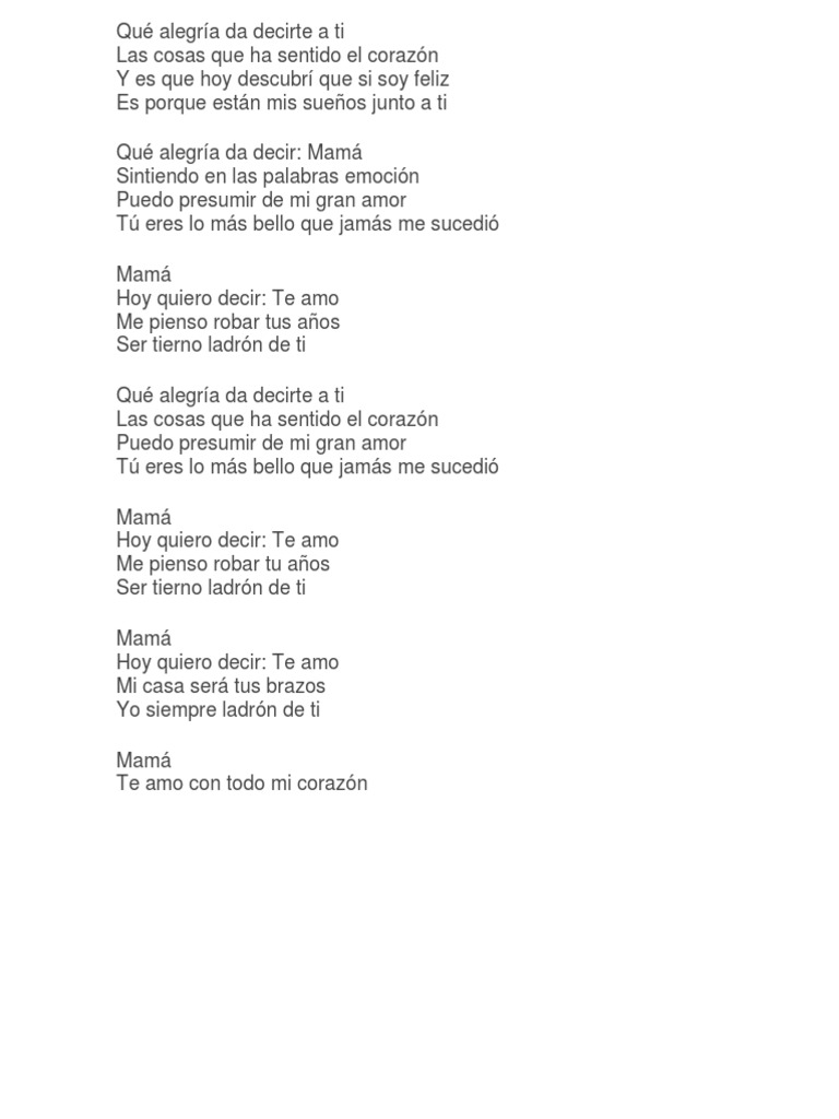 MAMA (Timbiriche) PDF