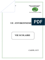 Ue: Environnement: Cap/Pl SVT