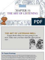 Chapter 10 The Art of Listening