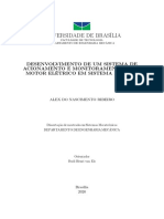 Desenvolvimento de sistema de acionamento para motor elétrico em bancada híbrida