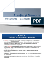 Atentia Si Memoria