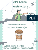 Constructors - Coffee Example