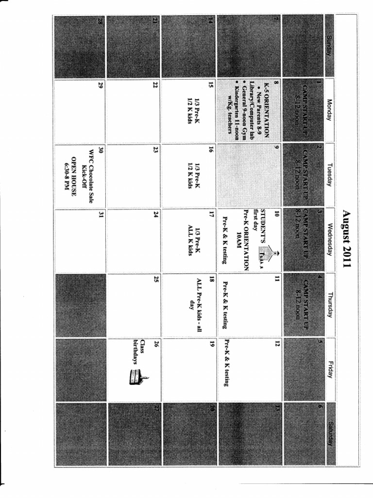 Aug 2011 Calendar Menu | PDF