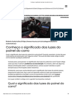 Conheça o Significado Das Luzes Do Painel Do Carro