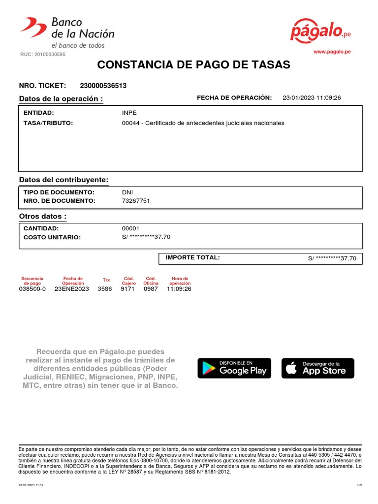 Constancia | PDF