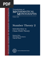 Number Theory 2 Introduction To Class Field Theory (Kazuya Kato, Noboshige Kurokawa, Takeshi Saito)