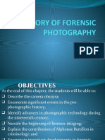 HISTORY OF FORENSIC PHOTOGRAPHY