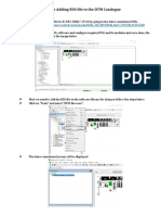 Adding EDS file to DTM Catalogue