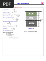 Geotechnical Formulas