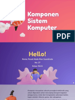 Komponen Sistem Komputer