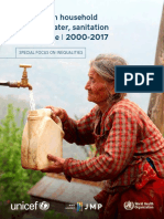 WHOUNICEF Joint Monitoring Program for Water Supply Sanitation and Hygiene JMP – Progress on Household Drinking Water Sanitation and Hygiene 2000 2017
