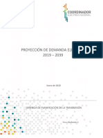 Apéndice II Proyección de Demanda Eléctrica 2019 - 2039