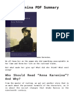 Anna Karenina PDF Summary