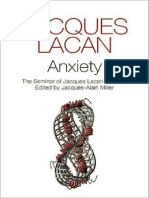Anxiety the Seminar of Jacques Lacan, Book X