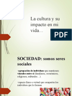 Sociedd y Cultura Charla