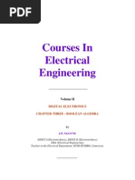 Courses in Electrical Engineering: Digital Electronics Chapter Three: Boolean Algebra