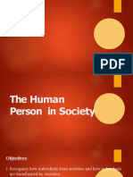 Lesson 14 The Human Person in Society Part 1 Hand Outs