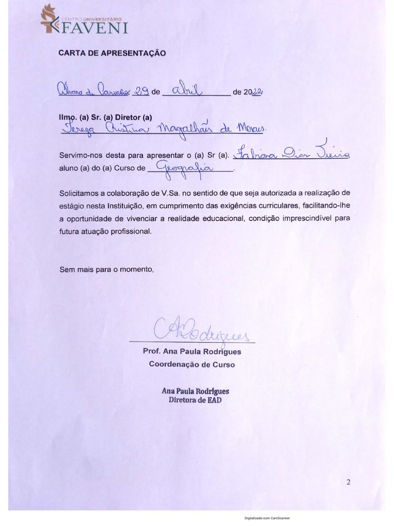 Estágio Geografia | PDF