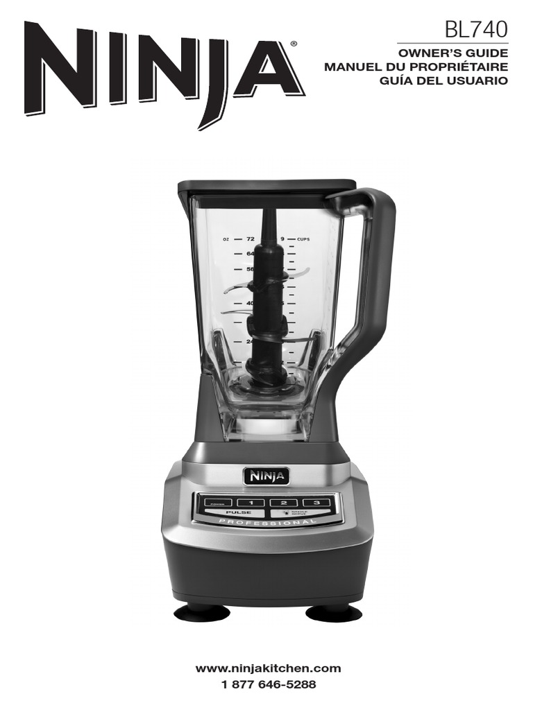 Licuadora Ninja Bl740 30 PDF Ac Power Plugs And Sockets Dishwasher