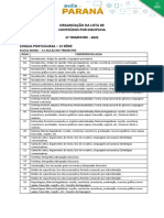 L.portUGUESA EM Lista de Conteúdos 1ºtrimestre 2021