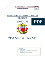 Panic Alarm Circuit Using 555 Timer IC