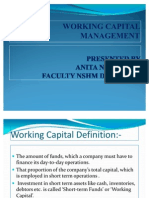 Working Capital MGT