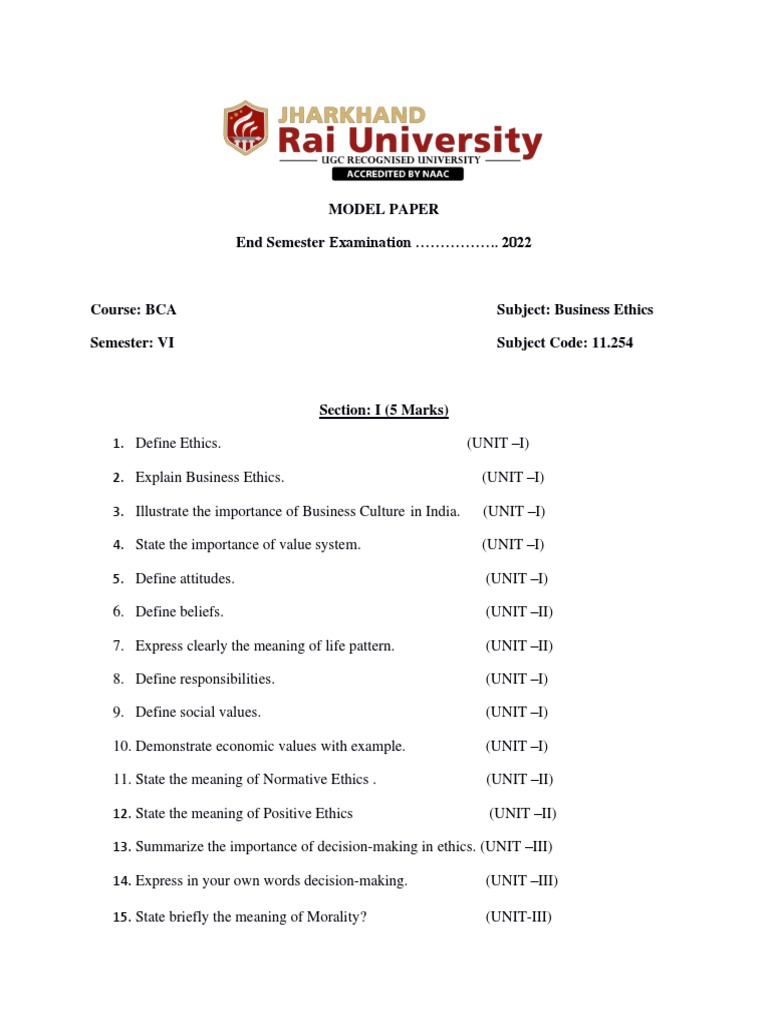 Business Ethics | PDF
