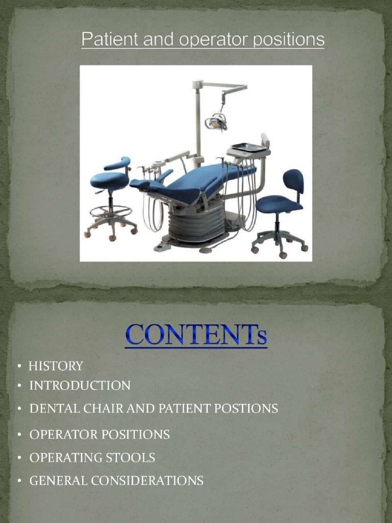 Dental Chair Positions PDF