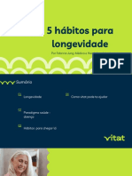 5 Hábitos para Longevidade