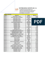 Distribuidora Confórtlab: catálogo de productos de química sanguínea y serología