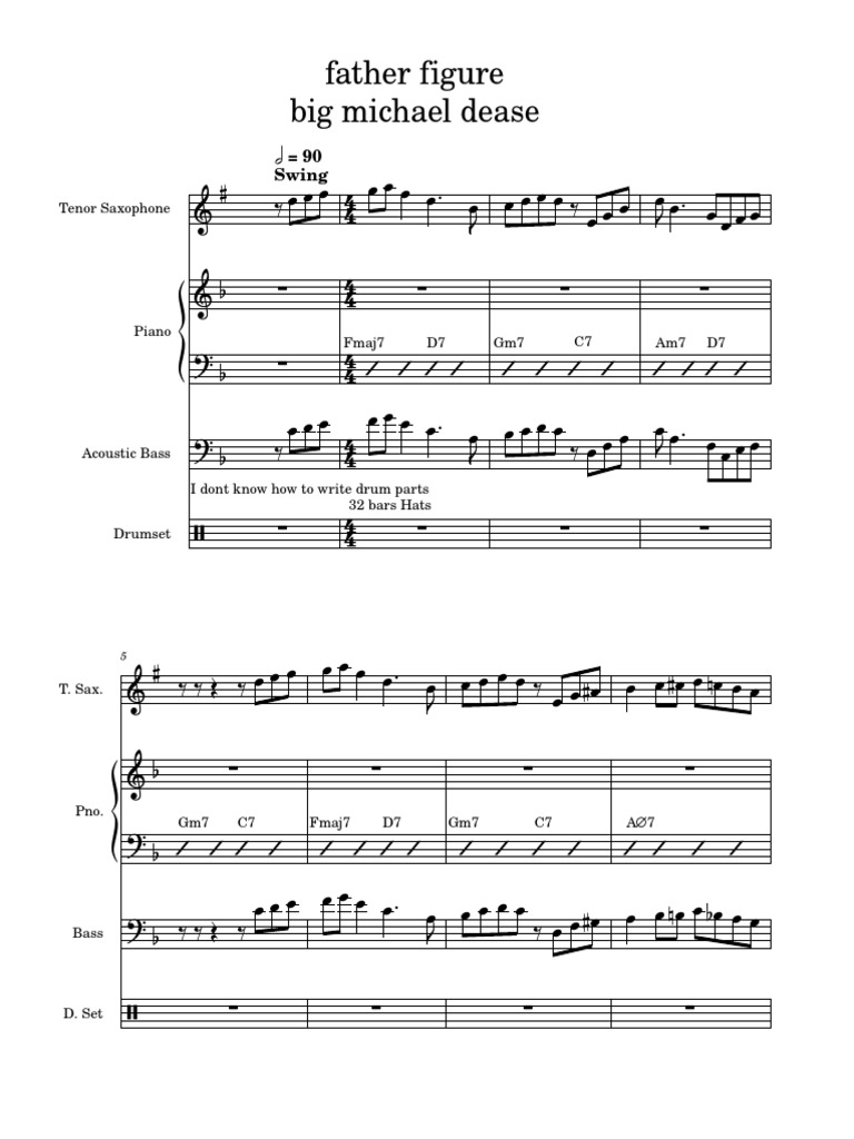 Father Figure Chart | PDF | Elementary Organology | American Popular Music