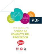 Código de Conducta de Proveedores de Yum para Industria de Cubiertos Plasticos Delecuador Cubiertplast S.A - Signed