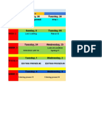 Production Schedule Film Project