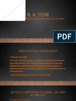 RA 9208 Anti Trafficking in Persons Act of 2003