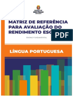 Matriz Avaliação EF Língua Portuguesa 