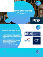 Improving The Testing Process - Viacheslav Sakharov