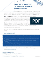 NSF 55 (Summary) - Ultraviolet Microbiological Water Treatment Systems