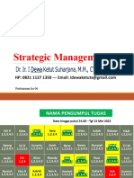 Manajemen Stratejik - Pertemuan 6 - Risiko, BOS, CSR, Etika & Culture