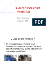 Minerales - Análisis Macroscópico