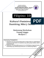FILIPINO-10 Q2 Mod1