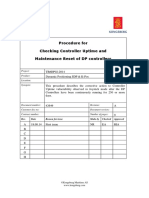 Controller Uptime and Reset Procedure For TB DP02 2014