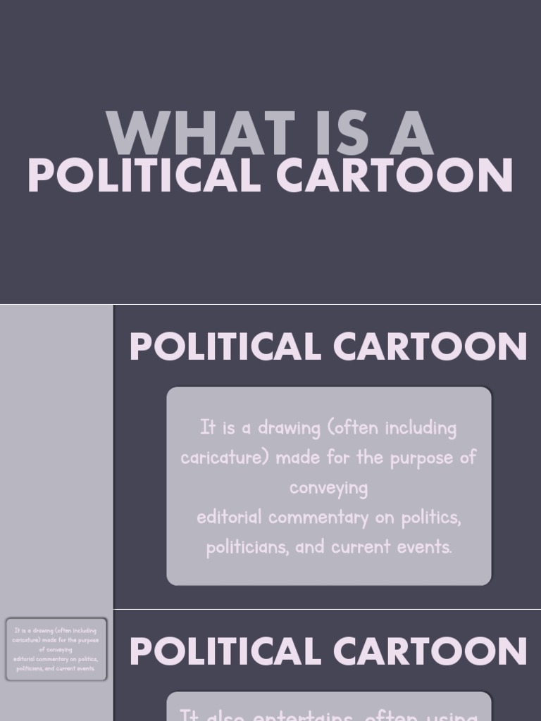 Political Cartoons: History & Impact | PDF | Cartoon | Satire
