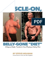 Muscle On Belly Gone Diet