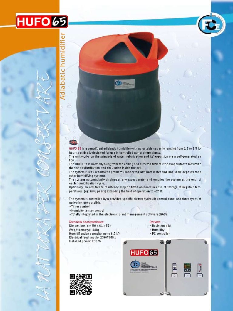 Hufo-65-Humidificador Ficha Tecnica | Download Free PDF | Domestic ...