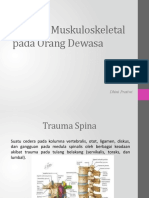 Trauma Muskuloskeletal Pada Orang Dewasa PPT DR Reno